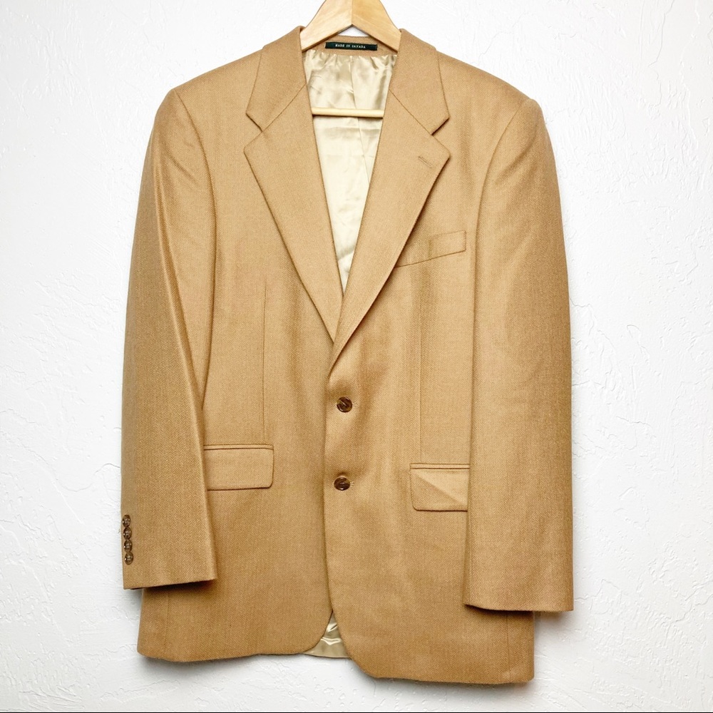 Men’s Ralph Lauren 100% wool blazer tan 38R